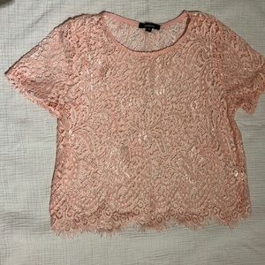 Light Pink Lace Top